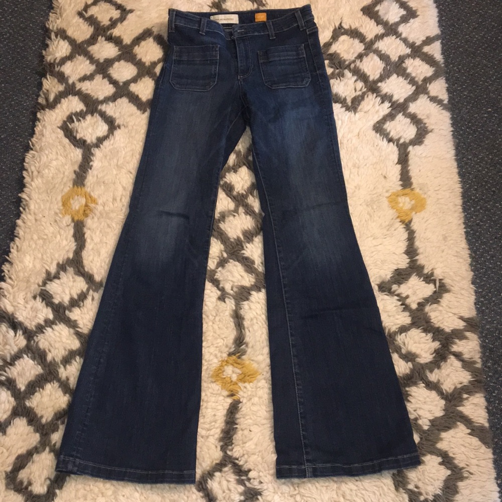 Pilcro high waisted flare jeans